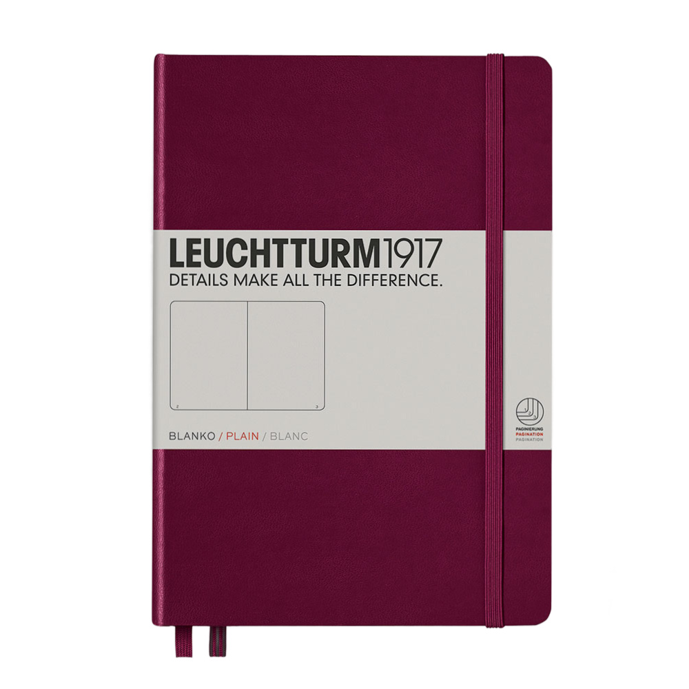 LEUCHTTURM Not Defteri Tablet Boy (B5), Yumuşak Kapak, Noktalı, Liman Kırmızısı Defter